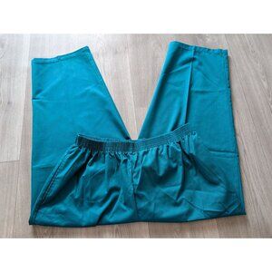 Dickies Teal Elastic Waist Cotton Work Pants Size 24w USA